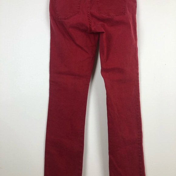 Lauren Jeans Co. RALPH LAUREN Red Jeans Women’s Sz 6 Modern Straight - Picture 4 of 9